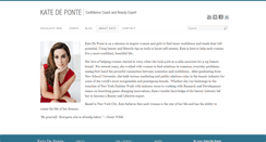 Desktop Screenshot of katedeponte.com