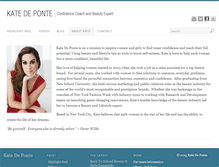 Tablet Screenshot of katedeponte.com